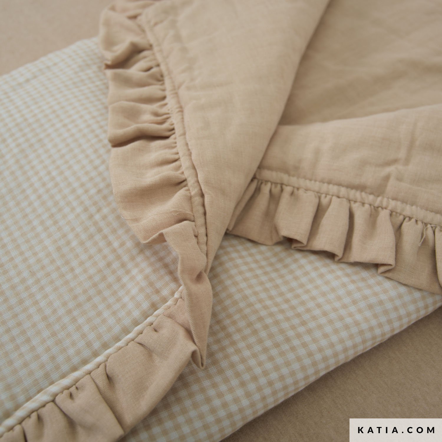 Sewing pattern for a fabric baby receiving blanket