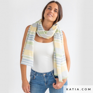 foulard rectangulaire a ourlets roulottes a41c 2421 katia p