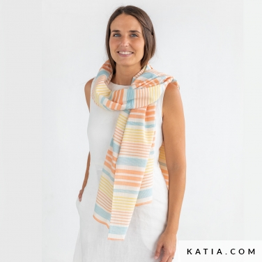 foulard rectangulaire a ourlets roulottes a41d 2421 katia p