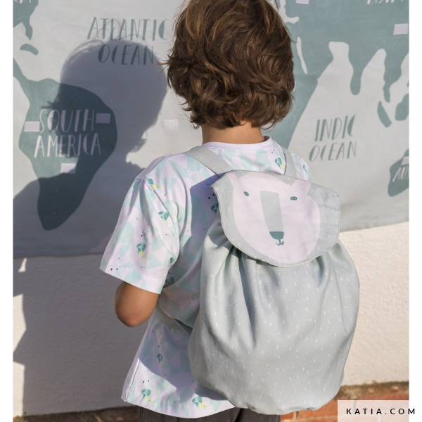 Mochila saco infantil Trixie Mr. Penguin