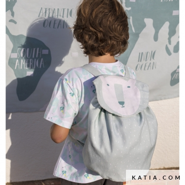 sac a dos ours polaire ferme par cordon pour enfant a49 2421 katia p