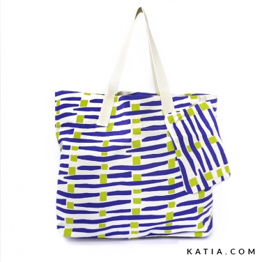 sac de plage et trousse assortis a1 2421 katia p