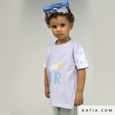 t shirt manches courtes pour enfant de 1 a 5 ans l23a 2421 katia p