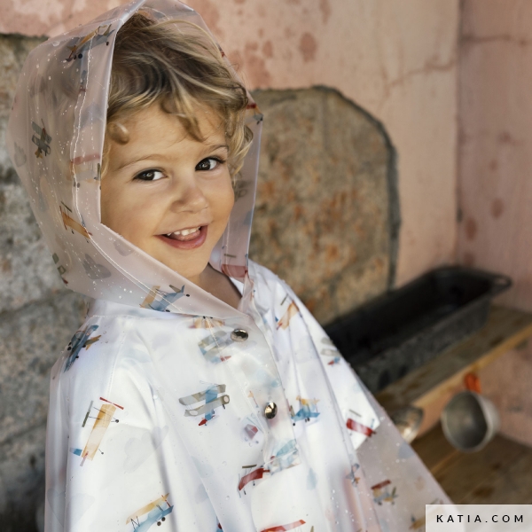 Patrón de impermeable niños de 1 a 4 | Katia.com