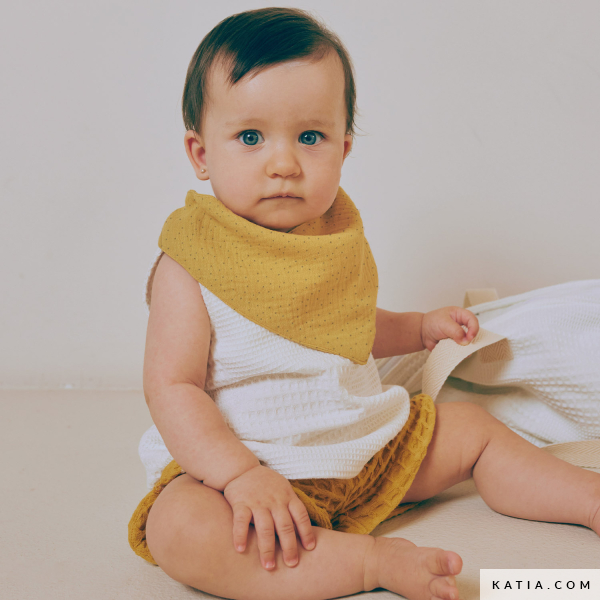 Bandana Neonato In Cotone - Leggera E Traspirante Per Protezione Solare - Foto 6