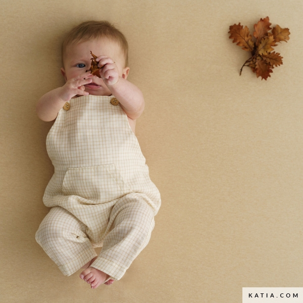 Naaipatroon Tuinbroek bretels voor baby Purest Cotton | Katia.com