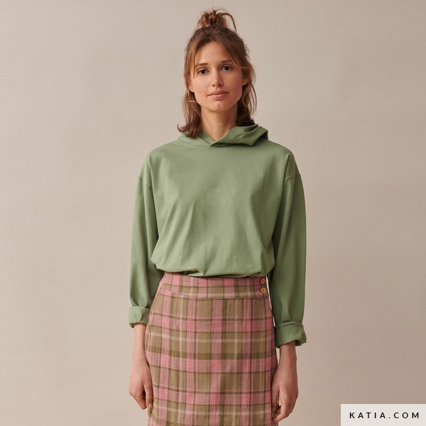 Camiseta capucha mujer best sale