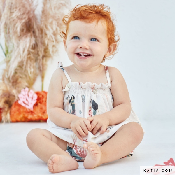 Robe Bebe De 1 A 12 Mois Printemps Ete Patrons Katia Com Robe Bebe De 1 A 12 Mois Printemps Ete Patrons Katia Com