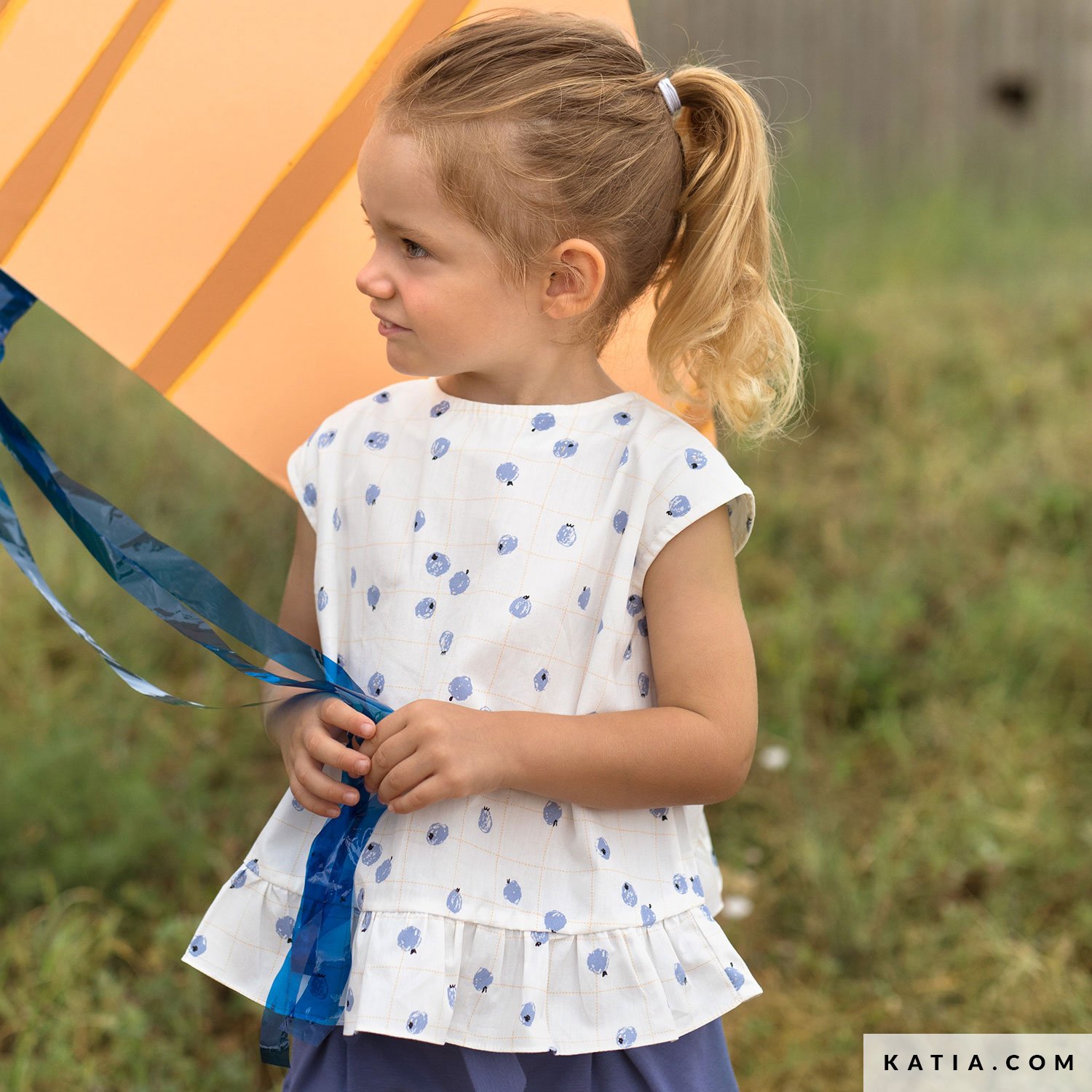 Sewing pattern Strappy wrap top