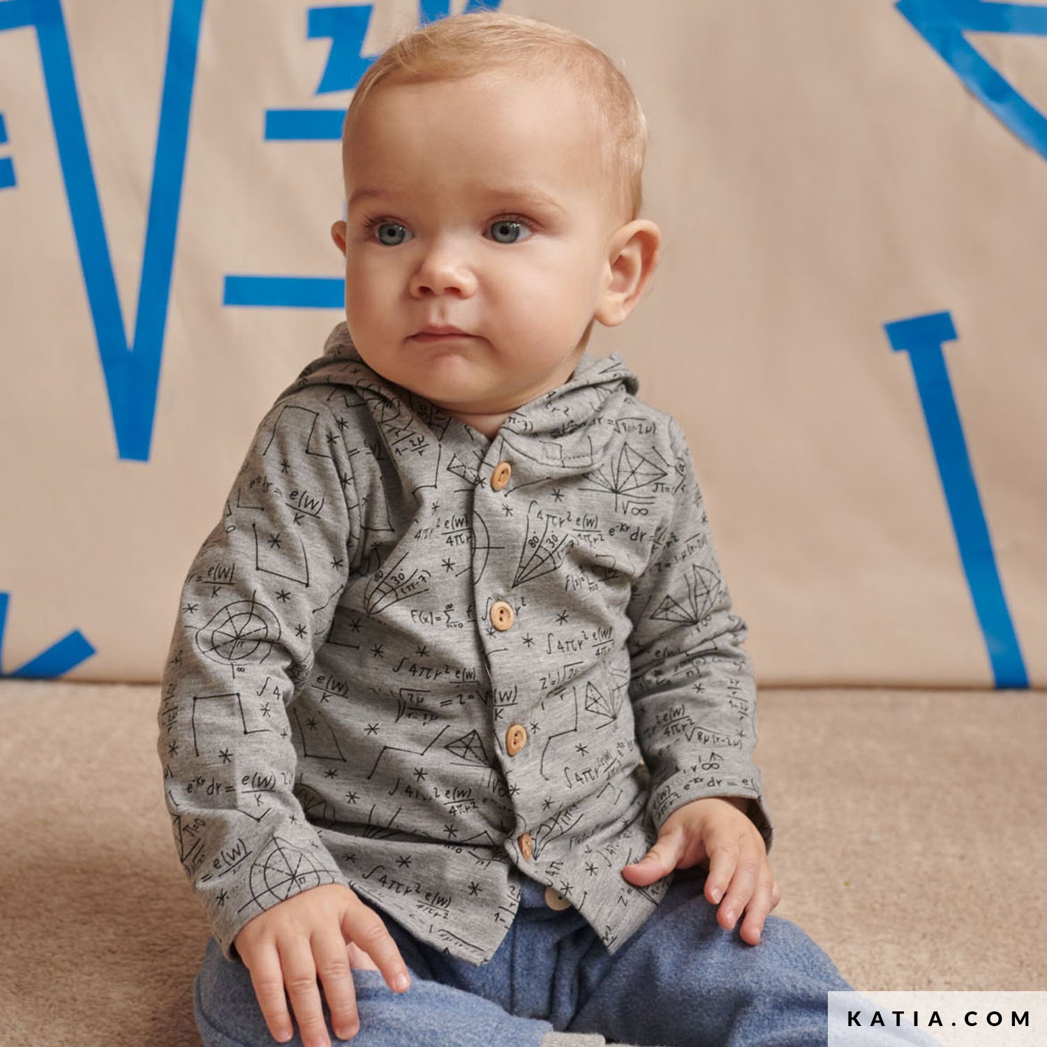 Baby jacket with hood