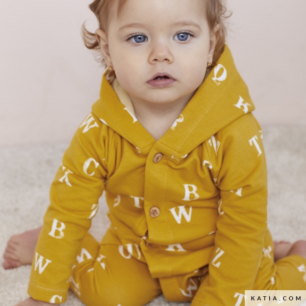 Baby onesie with hood