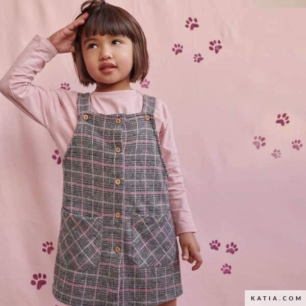 Sewing Pattern PDF Dungarees / Pinafore Dress / Bib Skirt / for