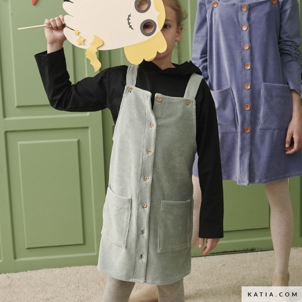 Maternity cord pinafore dress sales