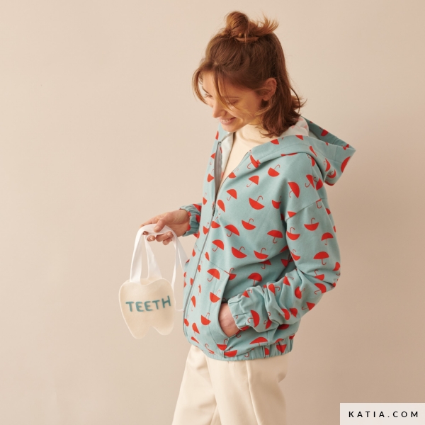Sweat zippé à capuche vanille - Jennyfer