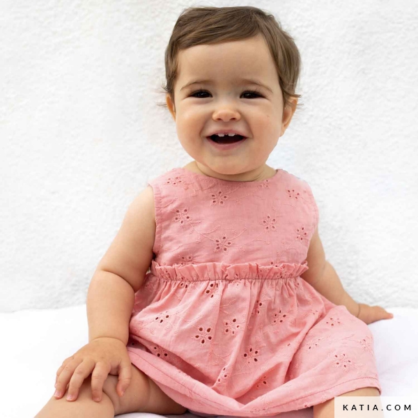 enz kennis Perth Blackborough Naaipatroon Baby jurkje met schouderbandjes | Katia.com
