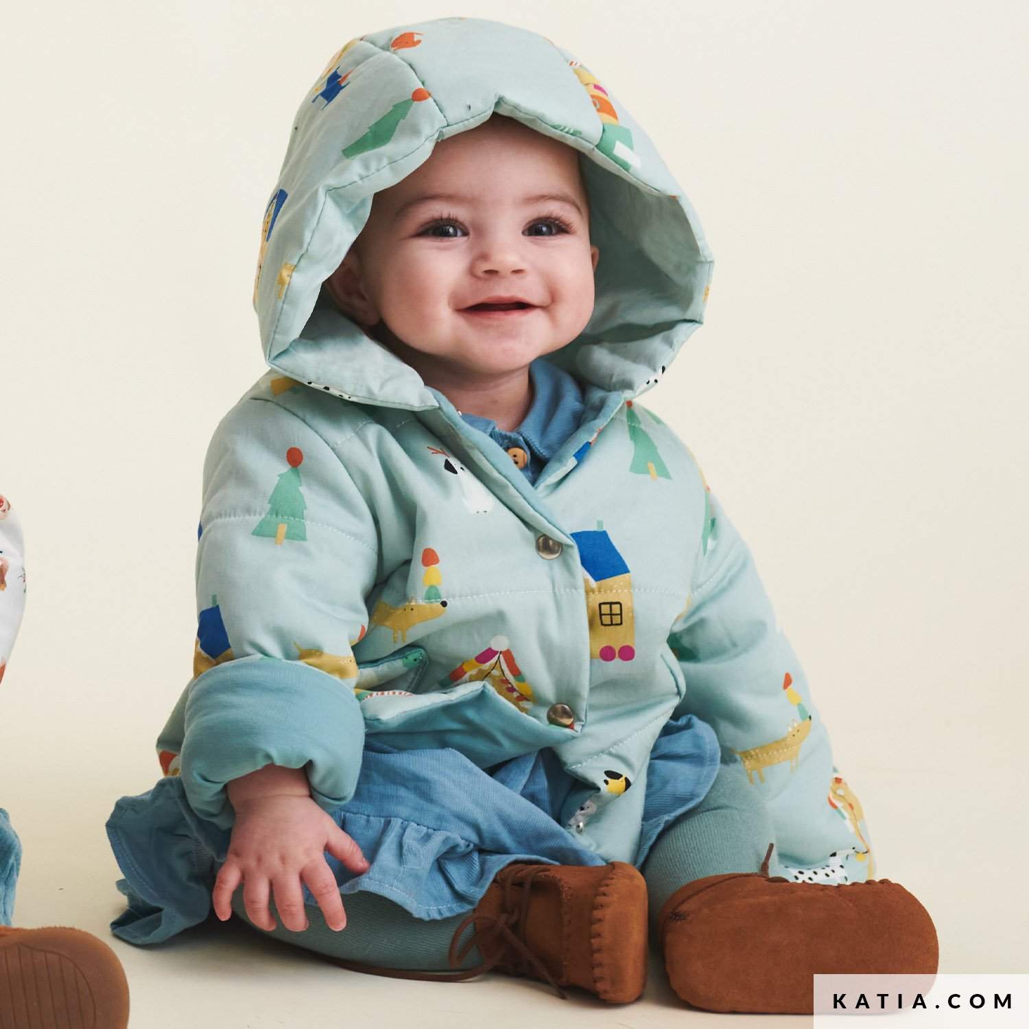 Baby quilted jacket sewing pattern