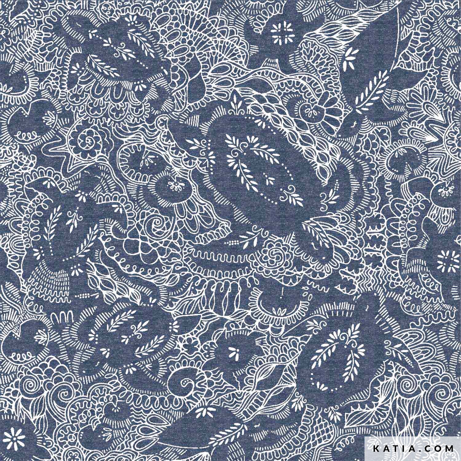 paisley denim fabric