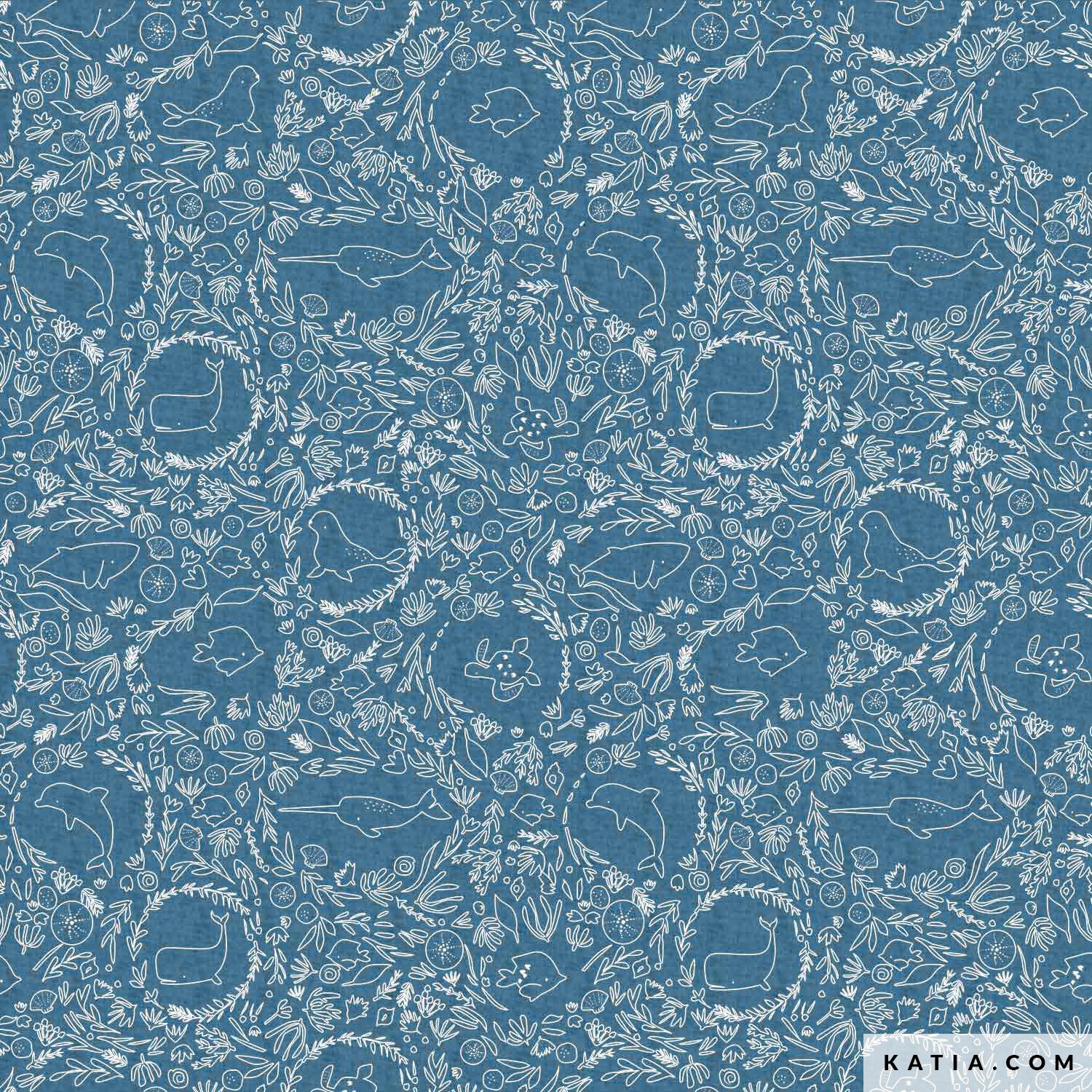 D8 Under The Sea Denim Fabric Spring Summer Katia Com