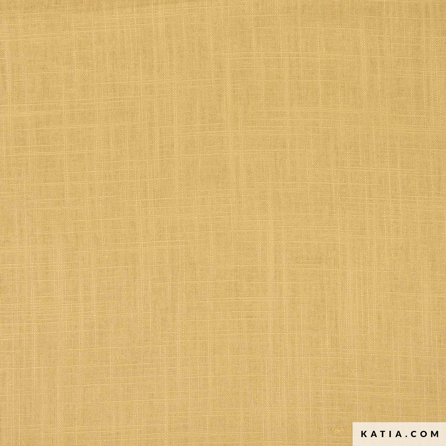 LinenViscose Slub Mustard, linen and viscose fabric Spring / Summer