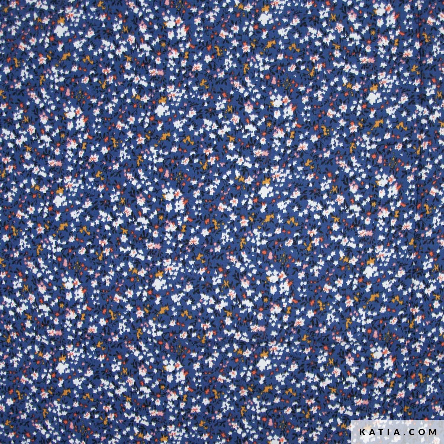Night Flowers Print Viscose Fabric Autumn Winter Katia night-flowers-print-viscose-fabric-autumn-winter-katia
