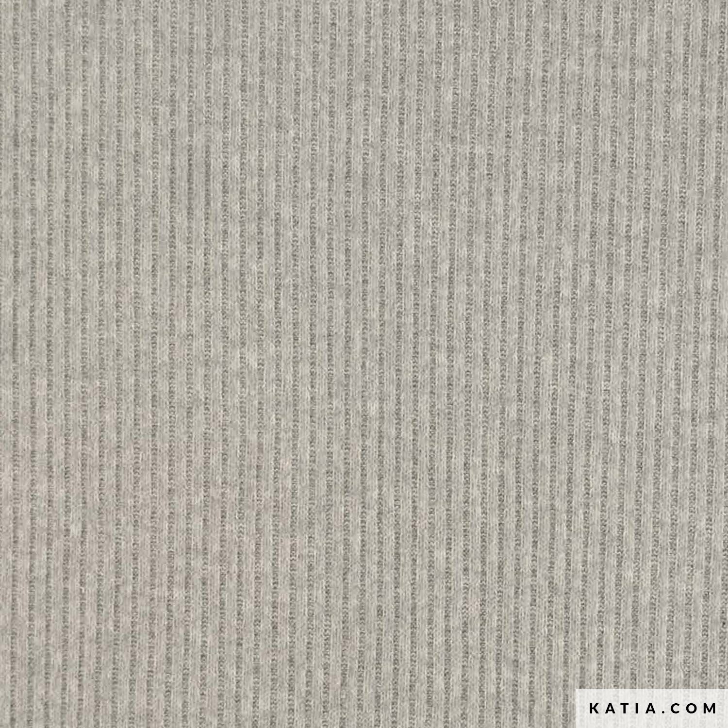 Ribbed Recycled Knit Fabric in Pearl Grey - Autumn / Wi