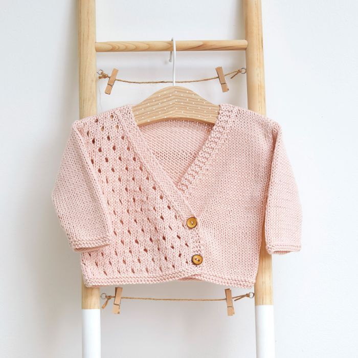 Babies Jacket Knitting Pattern S/S Intermediate (625227) Katia