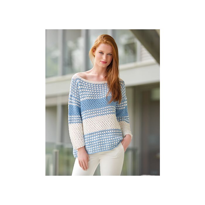Womens Sweater Knitting Pattern - S/S - Advanced - (6922-47)