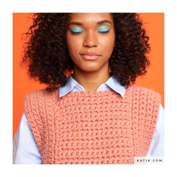 WOW! Highkey Crochet Vest Kit - Easy - (99999-1027-8)¦  - Katia
