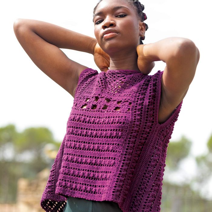 Womens crochet tops online