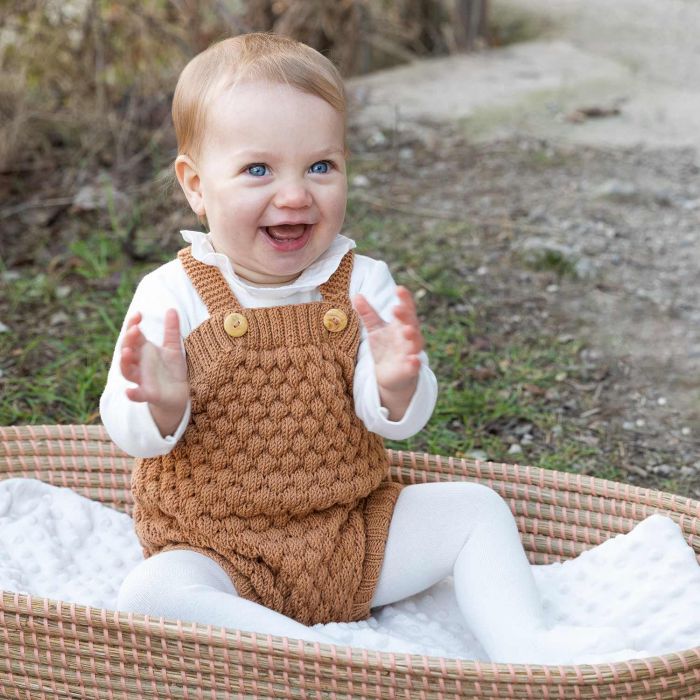 Babies Merino Baby Overall Knitting Kit 6282 1 Katia
