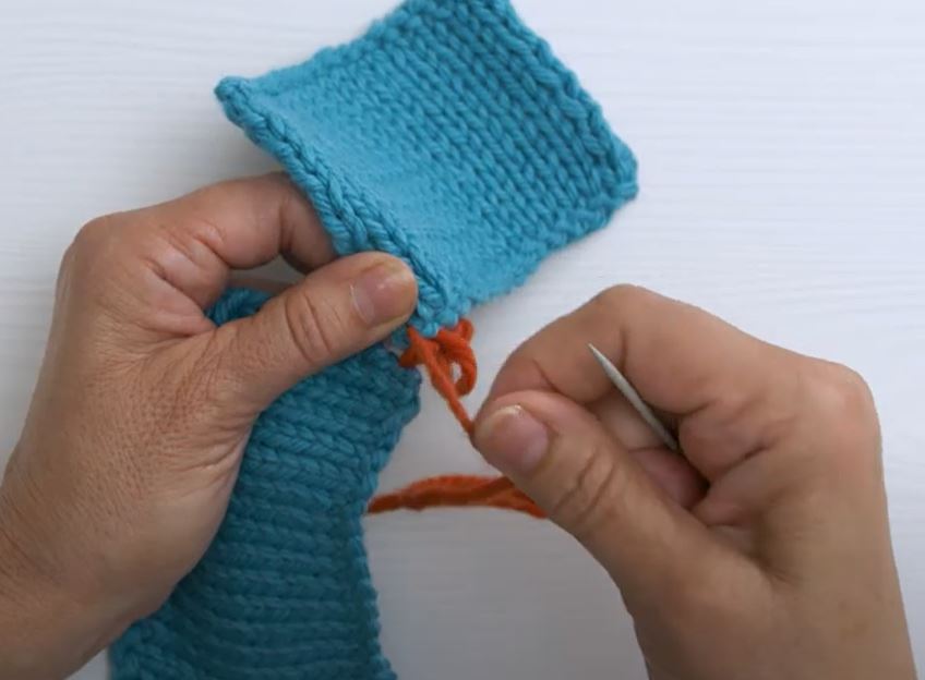 How to Work Mattress Stitch Knitting Seams