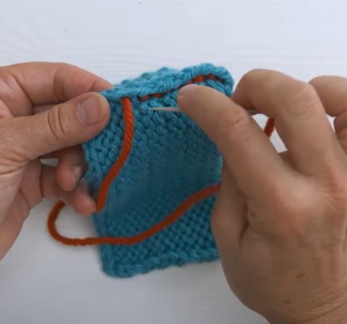How to Backstitch Knitting Seams