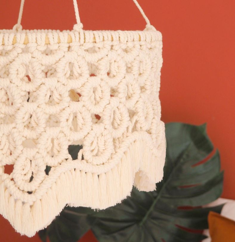 ➰ How to make a Macramé lamp with Bubble Knot