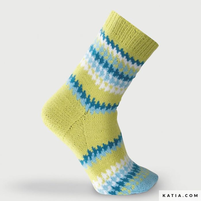 How to knit a colourblock socks - 2 FREE Videos Tutorials
