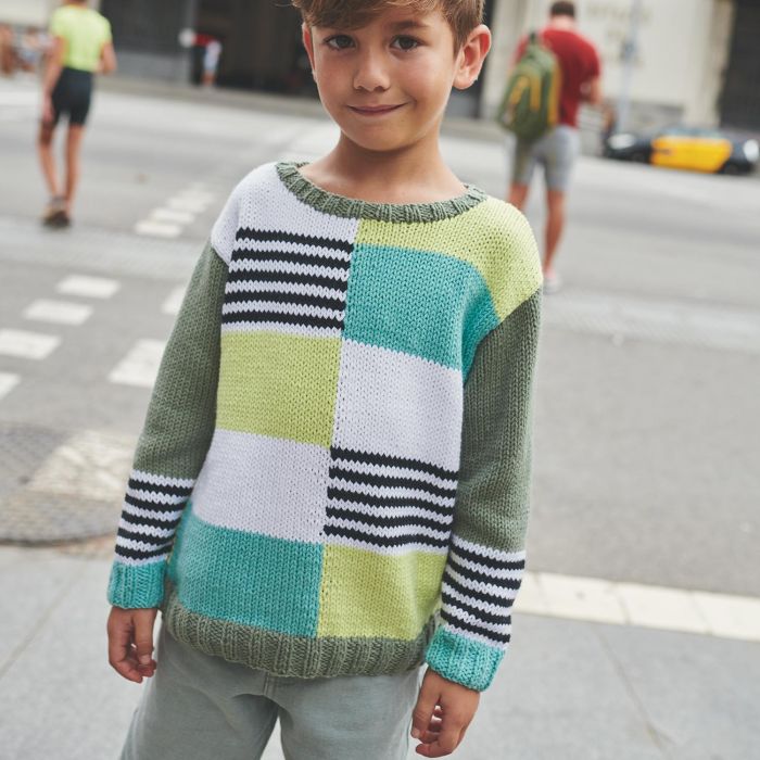 colorblock-striped-sweater