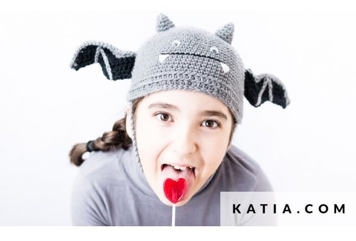 Bat Hat-Bag Crochet Pattern¦ Katia.com