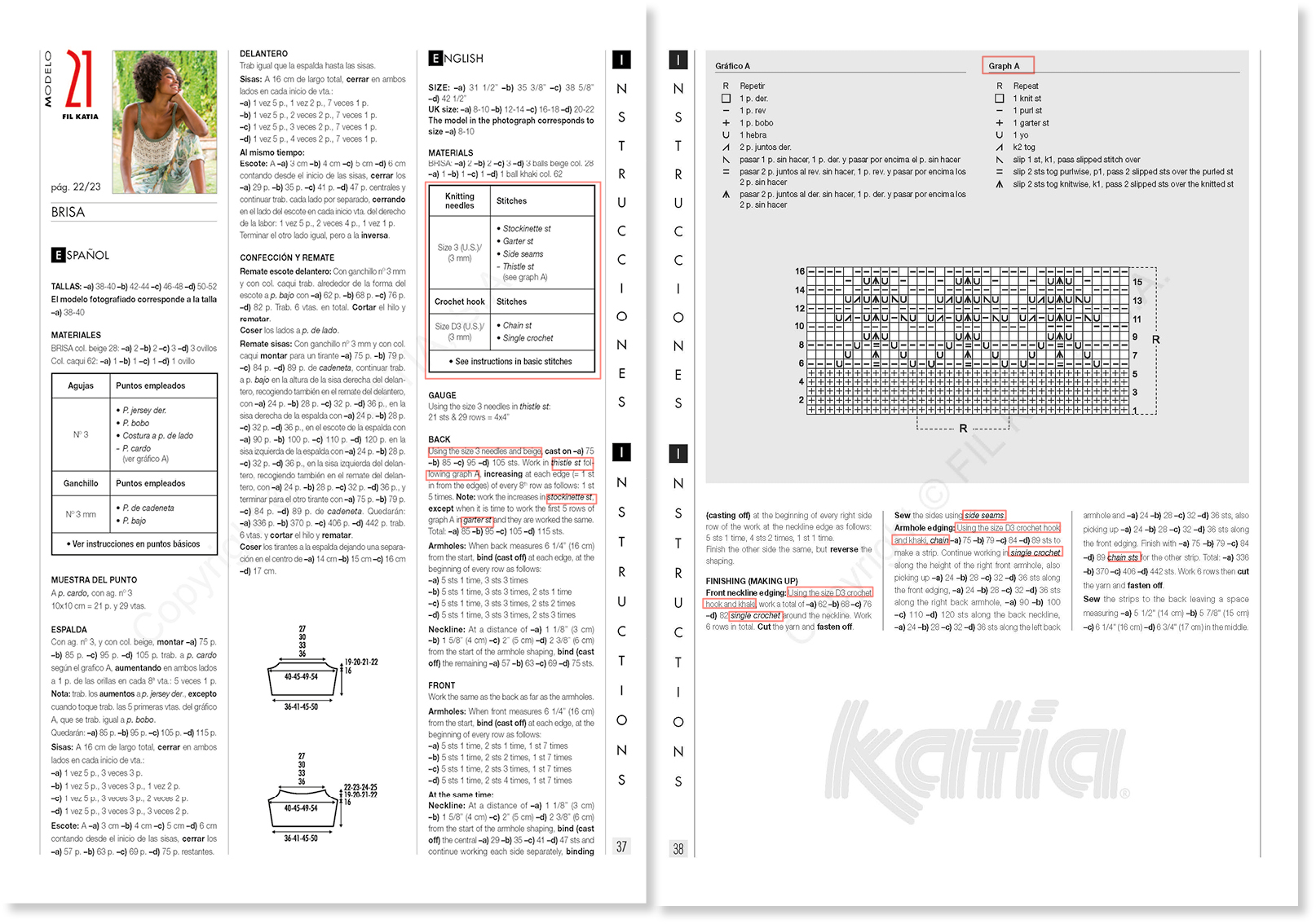 how to Read the pattern