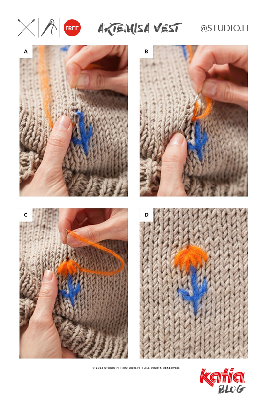 How to embroider step 2