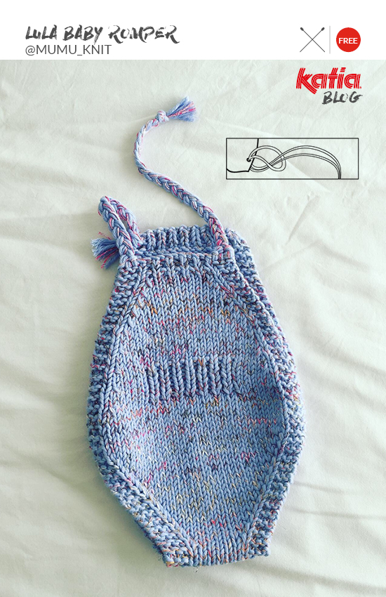 how to knit a baby romper