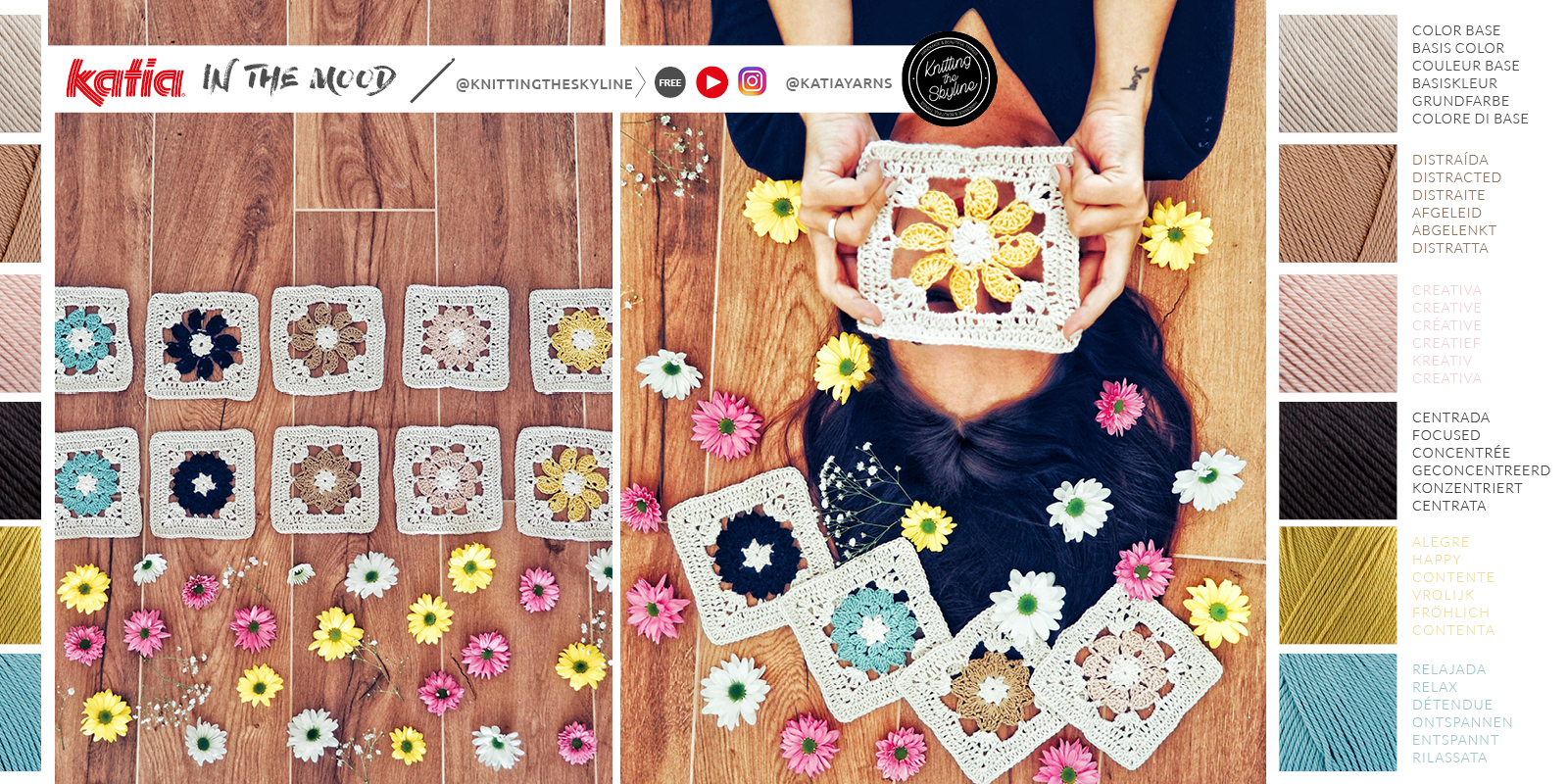 flower granny squares