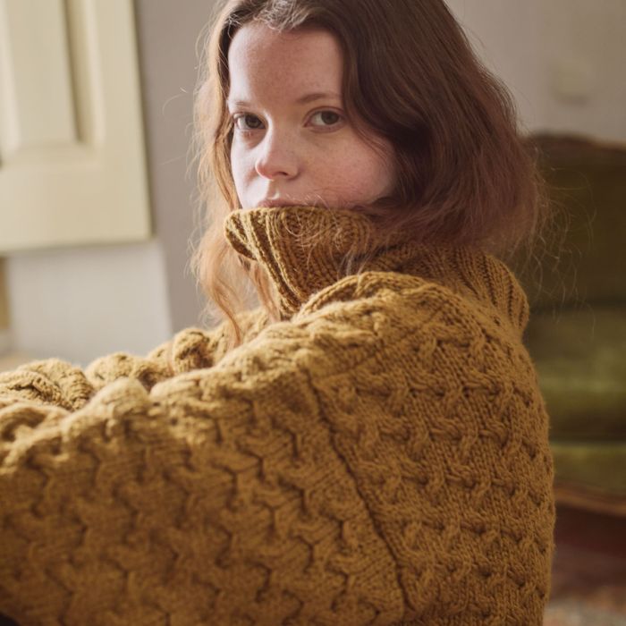 ABYTS MOLE CABLE TURTLE NECK KNIT ブラウン ABYTS MOLE CABLE TURTLE NECK KNIT ブラウン MOLE CABLE TURTLE