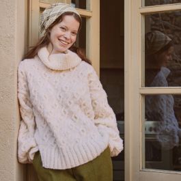 Womens Turtlekneck Sweater Knitting Pattern - A/W - Advanced
