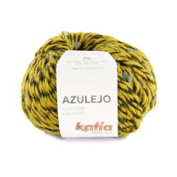 Azulejo - Ochre-/Green-Blue/Camel (405)