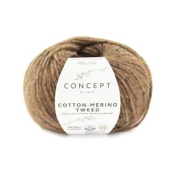 Cotton Merino Tweed - Brown (505)