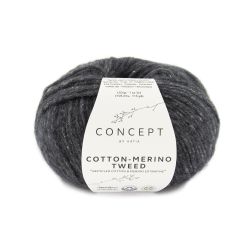 Cotton Merino Tweed - Dark-Grey (503)