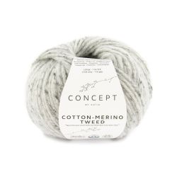 Cotton Merino Tweed - Grey (506)