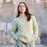 Womens Essential Alpaca Sweater Knitting Pattern (6277-17)