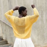 Womens Lace Sweater Knitting Pattern - S/S - Advanced