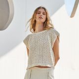 Womens Boxy Top Crochet Pattern S/S - Advanced- (7904-10