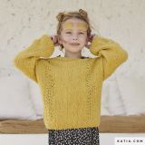 美品 AKIRANAKA Jana wave panel knit PO Kids Lace Panel Sweater Knitting Pattern ¦ Katia.com